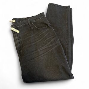 Madewell Perfect Vintage Crop Jean Womens size 24 Black High Rise Denim